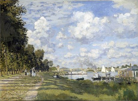 Le Bassin d'Argenteuil by Claude Monet, 1872 High Quality Canvas Print, No Frame